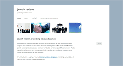 Desktop Screenshot of jewishracism.com